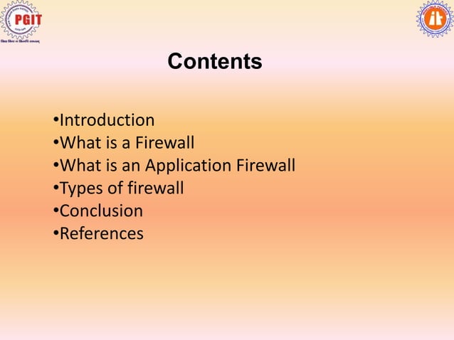 Firewall PPT | PPT