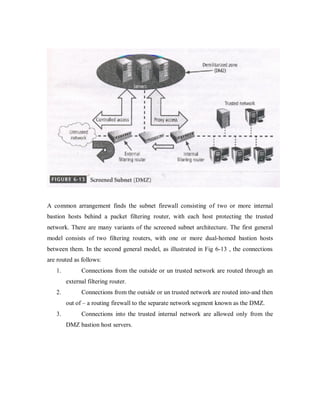Firewall architectures | PDF