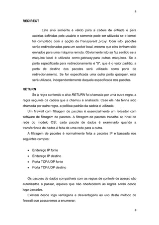 Firewall baseado em pacotes