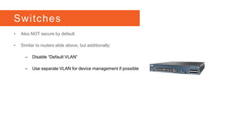 Swi Dan Router Firewall, Router and Switch Configuration Review | PPTX