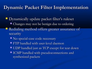 Firewalls | PPT