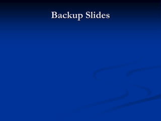Backup Slides
 
