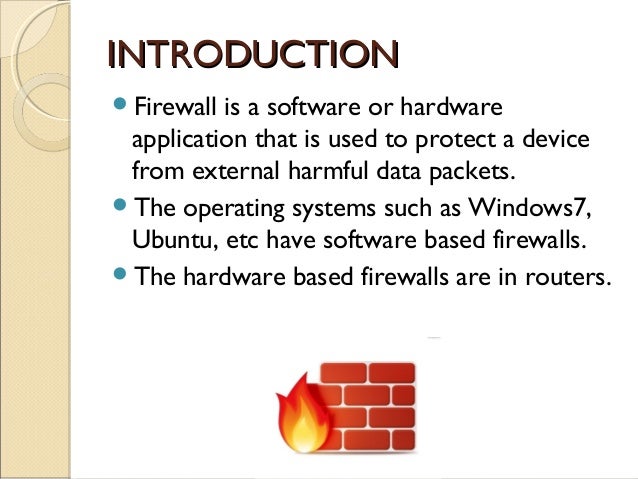 Term paper on firewall