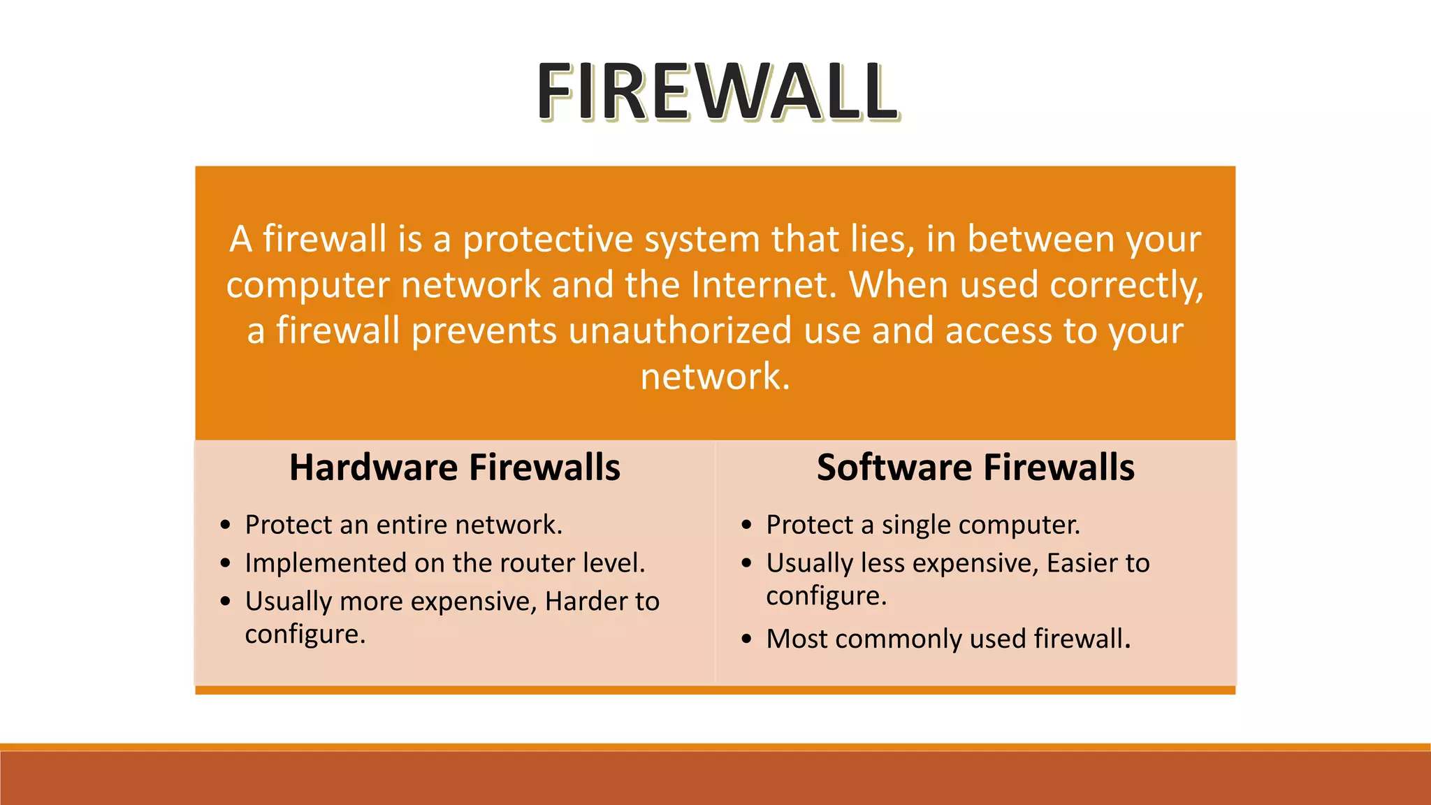 Firewalls and packet filters | PPTX