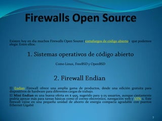 Firewalls open source | PPTX