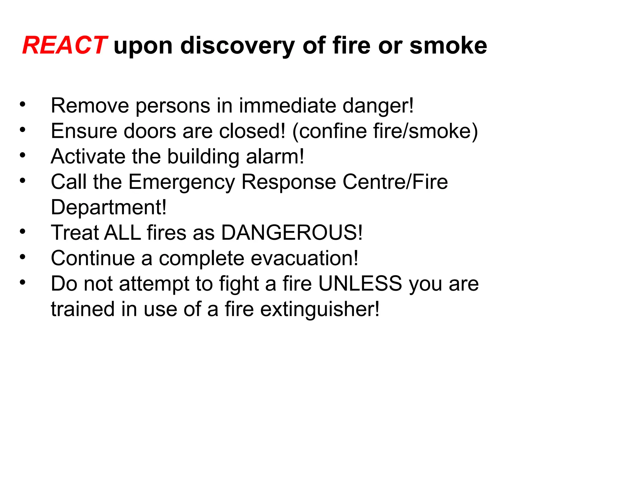 Construction Safety awareness training for Fire Warden | PPTX