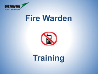 Fire Warden
Training
 