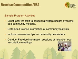 Firewise CommunityPresentation | PPT
