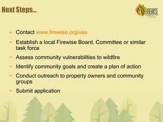 Firewise CommunityPresentation | PPT