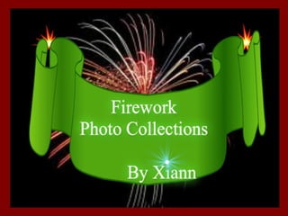 Firework photo collections