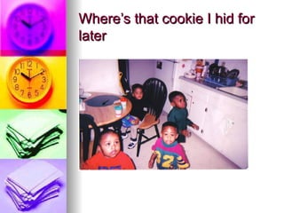 Where’s that cookie I hid for later 