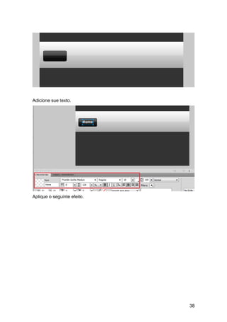 Adicione sue texto.




Aplique o seguinte efeito.




                             38
 