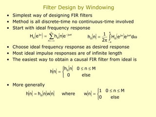 Fir filter_utkarsh_kulshrestha | PPT