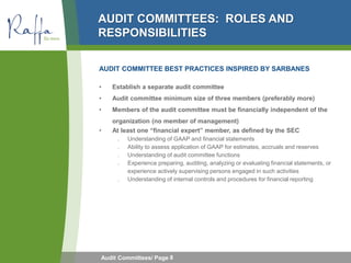 2012-01-12 Audit Committees: Roles