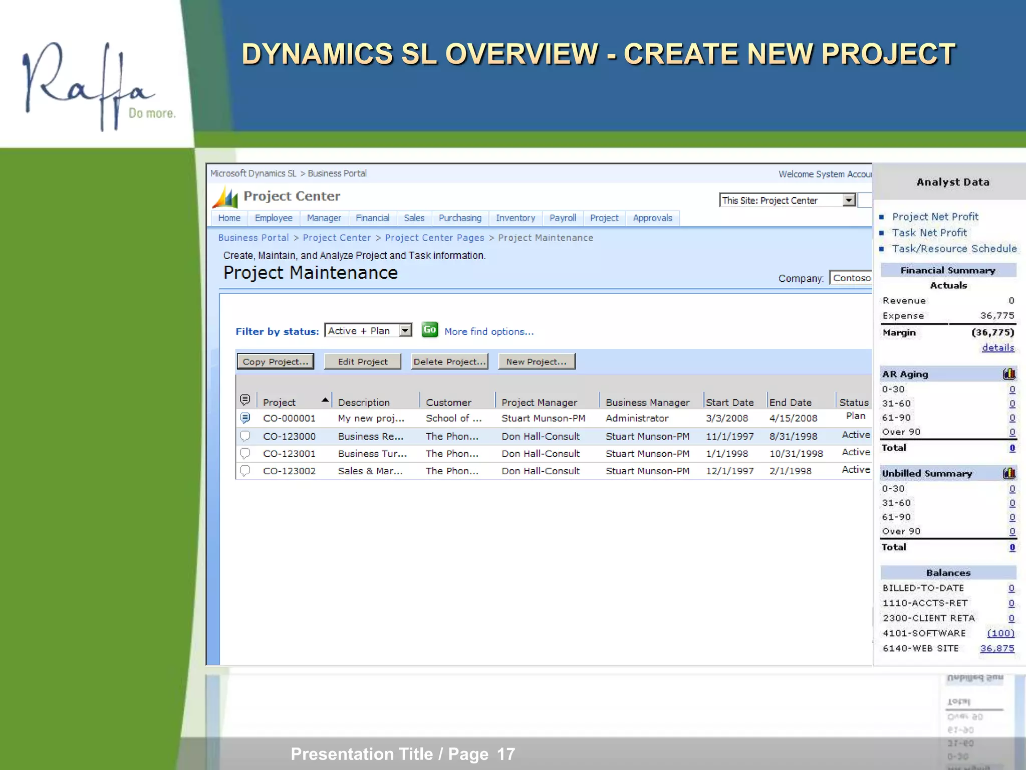 Presentation Title / Page 17
 