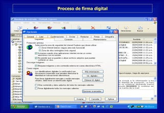 Proceso de firma digital 