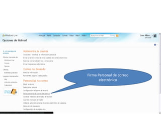 Firma Personal de correo electrónico 