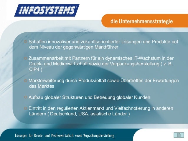 Firmenpräsentation infosystems
