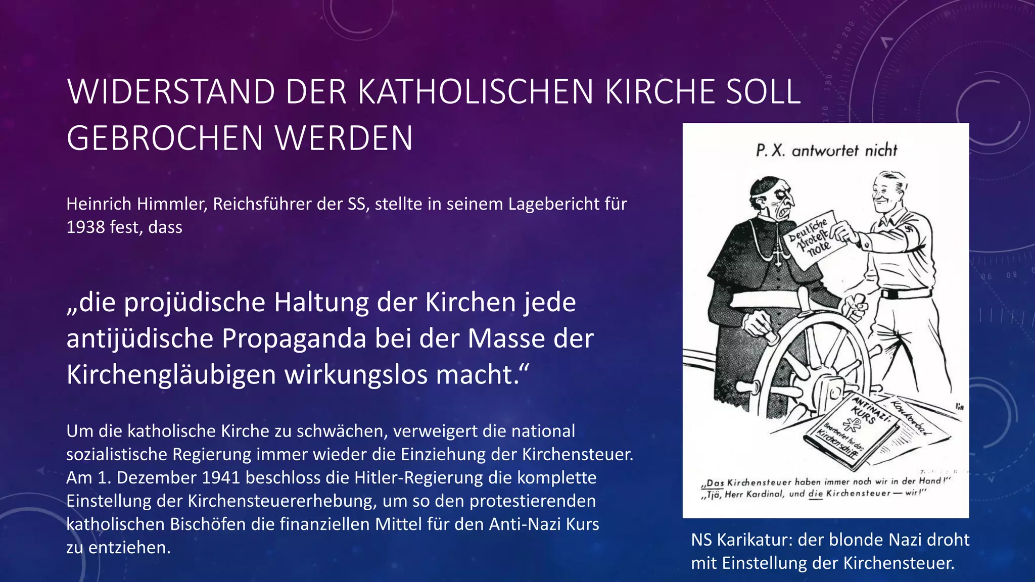 Kirche In Der Ns-zeit Zusammenfassung Katholische Kirche in der NS Zeit. Papst Pius und Hitler. | PPT