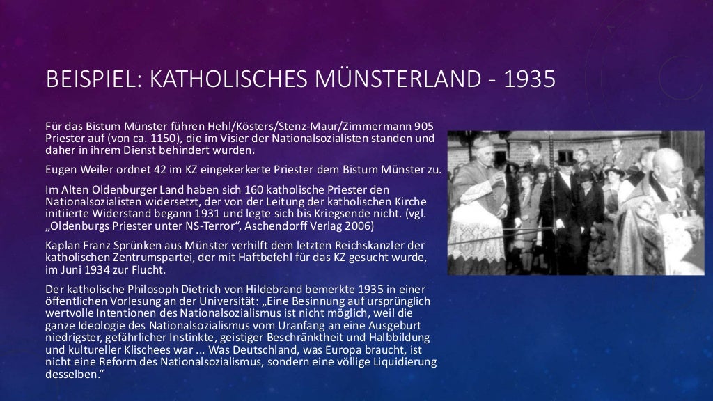 Kirche In Der Ns-zeit Zusammenfassung Katholische Kirche in der NS Zeit. Papst Pius und Hitler.