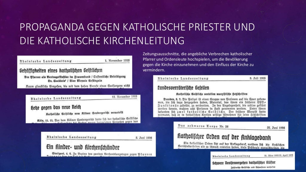 Katholische Kirche in der NS Zeit. Papst Pius und Hitler. Katholische Kirche in der NS Zeit. Papst Pius und Hitler.