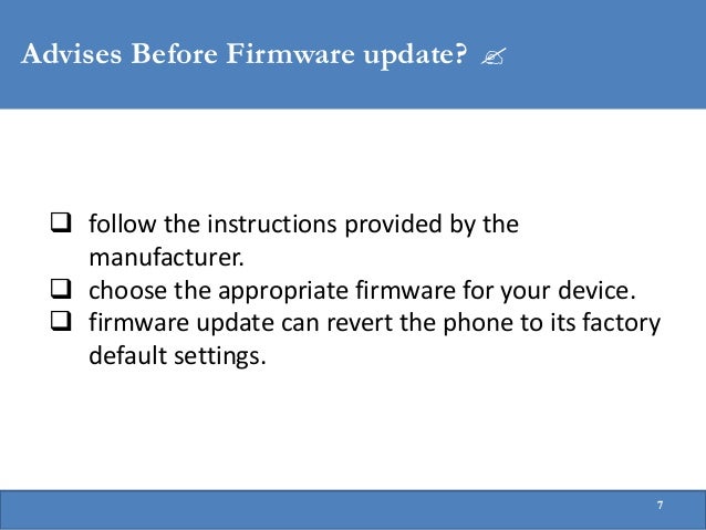 What is Firmware and Firmware update