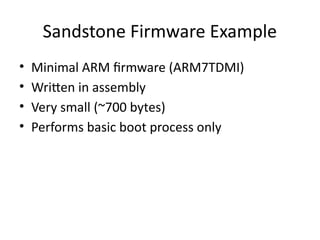 Comprehensive Firmware Execution Flow and Bootloader Fundamentals | PPTX
