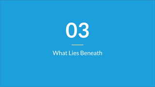 03
What Lies Beneath
 
