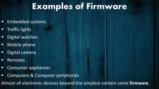 Firmware, Middle-ware and Software Development Life Cycle (SDLC) | PPT