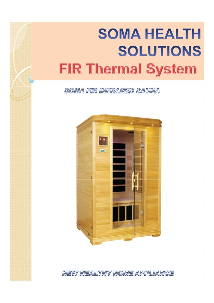Fir Sauna by Soma Health Solutions.