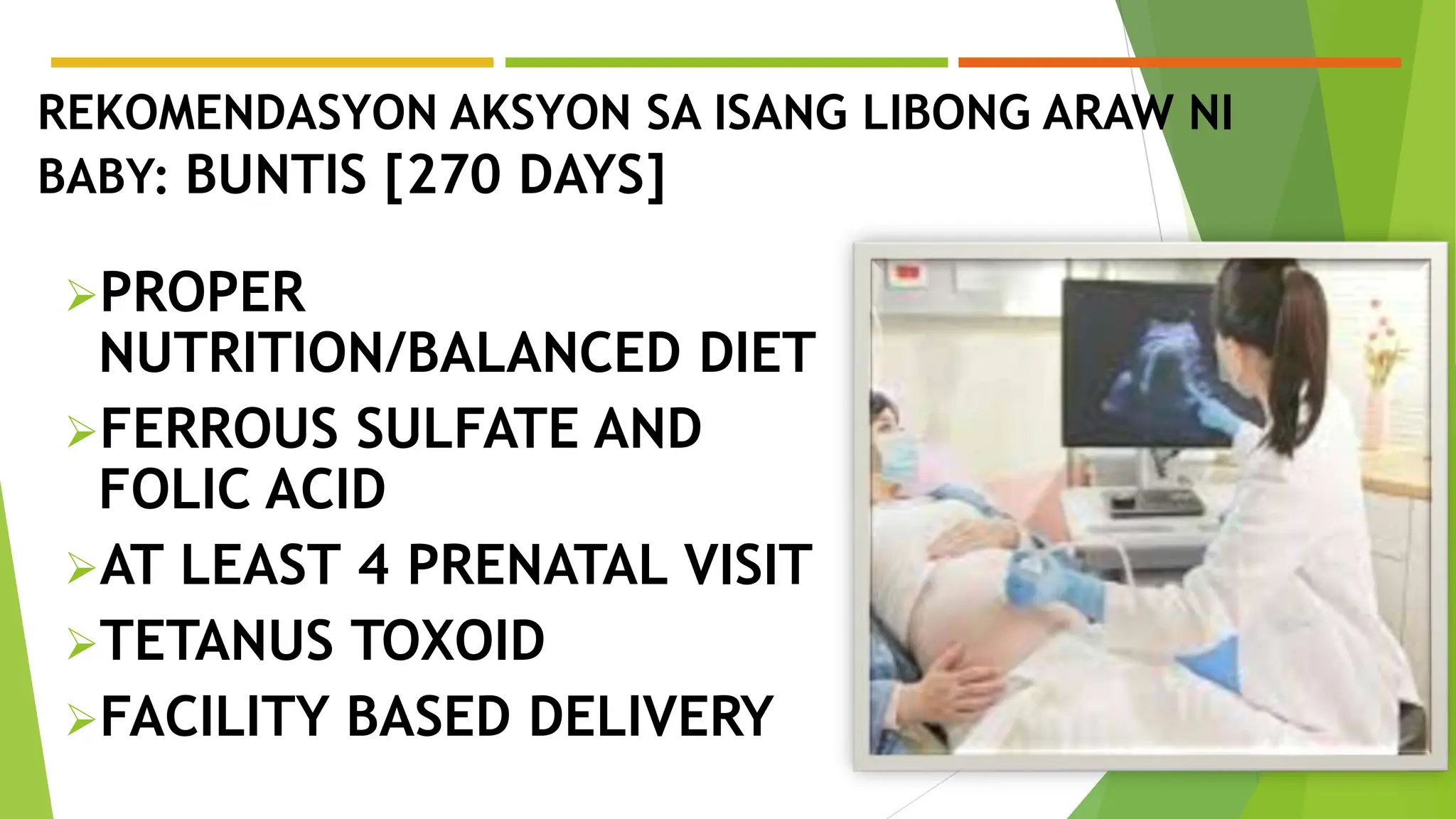 First 1000 days ni baby pahalagahan para sa malusog na kinabukasan pptx