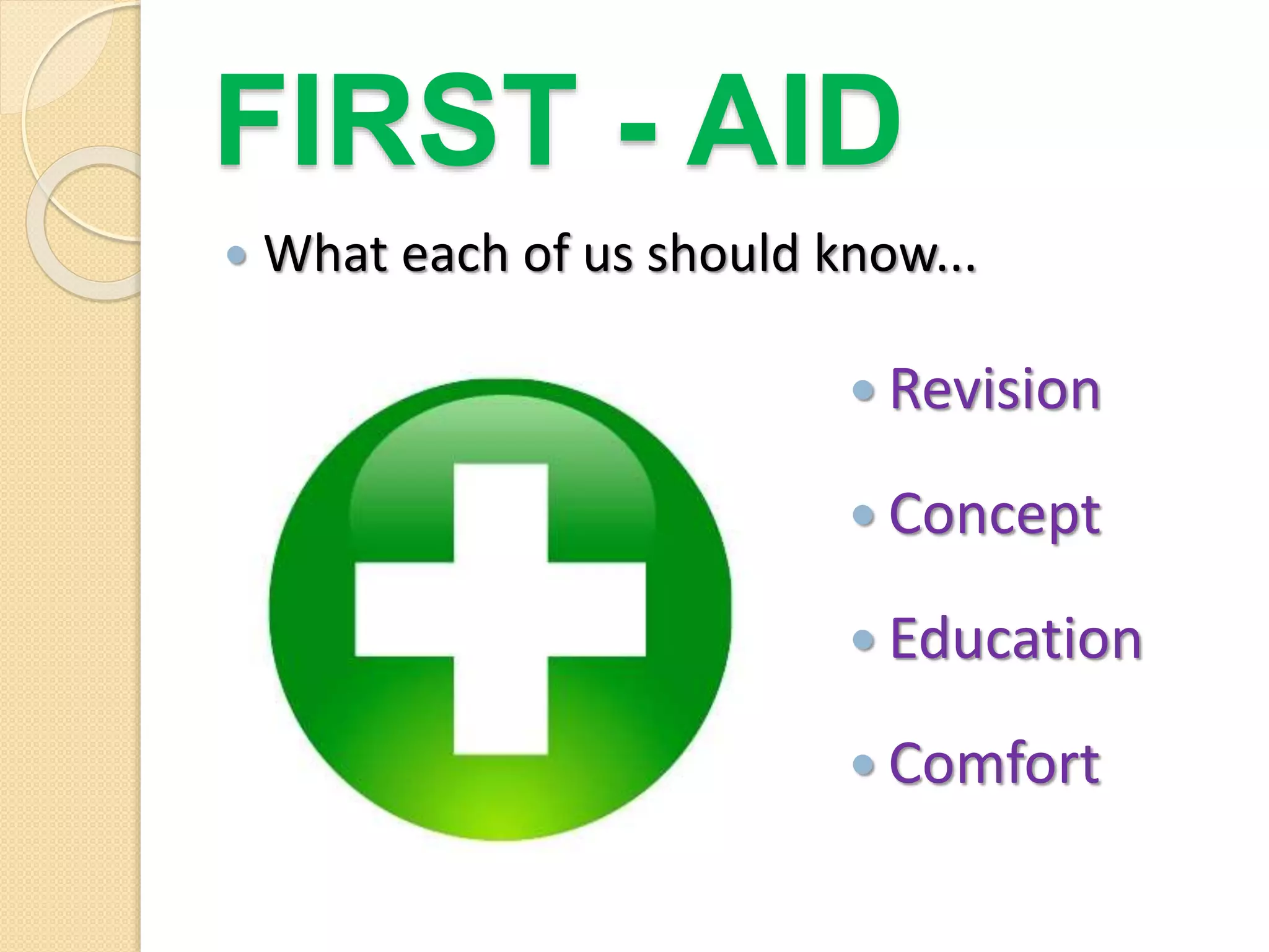 ABC Of First Aid PPTX