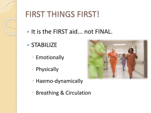 ABC of First Aid | PPT