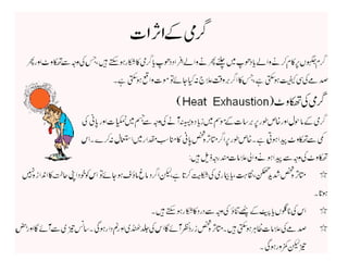 First aid-heat-stroke in Urdu