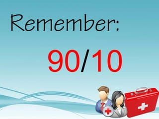 90/10
Remember: