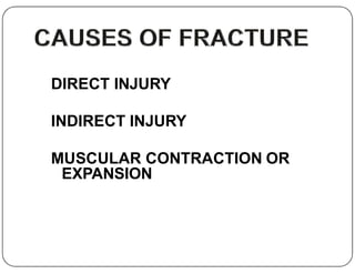 DIRECT INJURY
INDIRECT INJURY
MUSCULAR CONTRACTION OR
EXPANSION
 