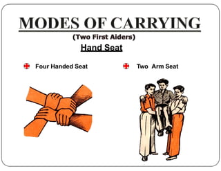 Hand Seat
Four Handed Seat Two Arm Seat
 