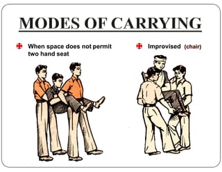 When space does not permit
two hand seat
Improvised
 