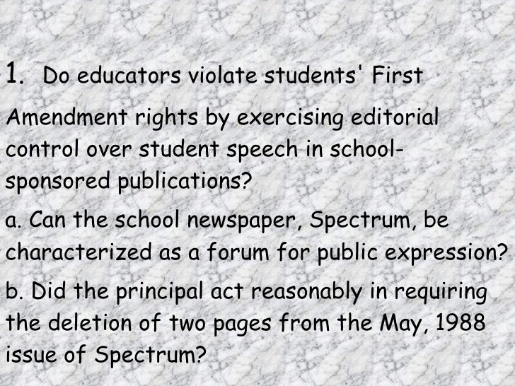 First Amendment at School