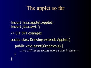 Applets - lev' 2 | PPT