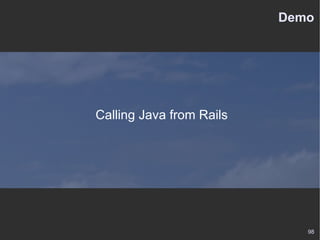 Demo Calling Java from Rails 