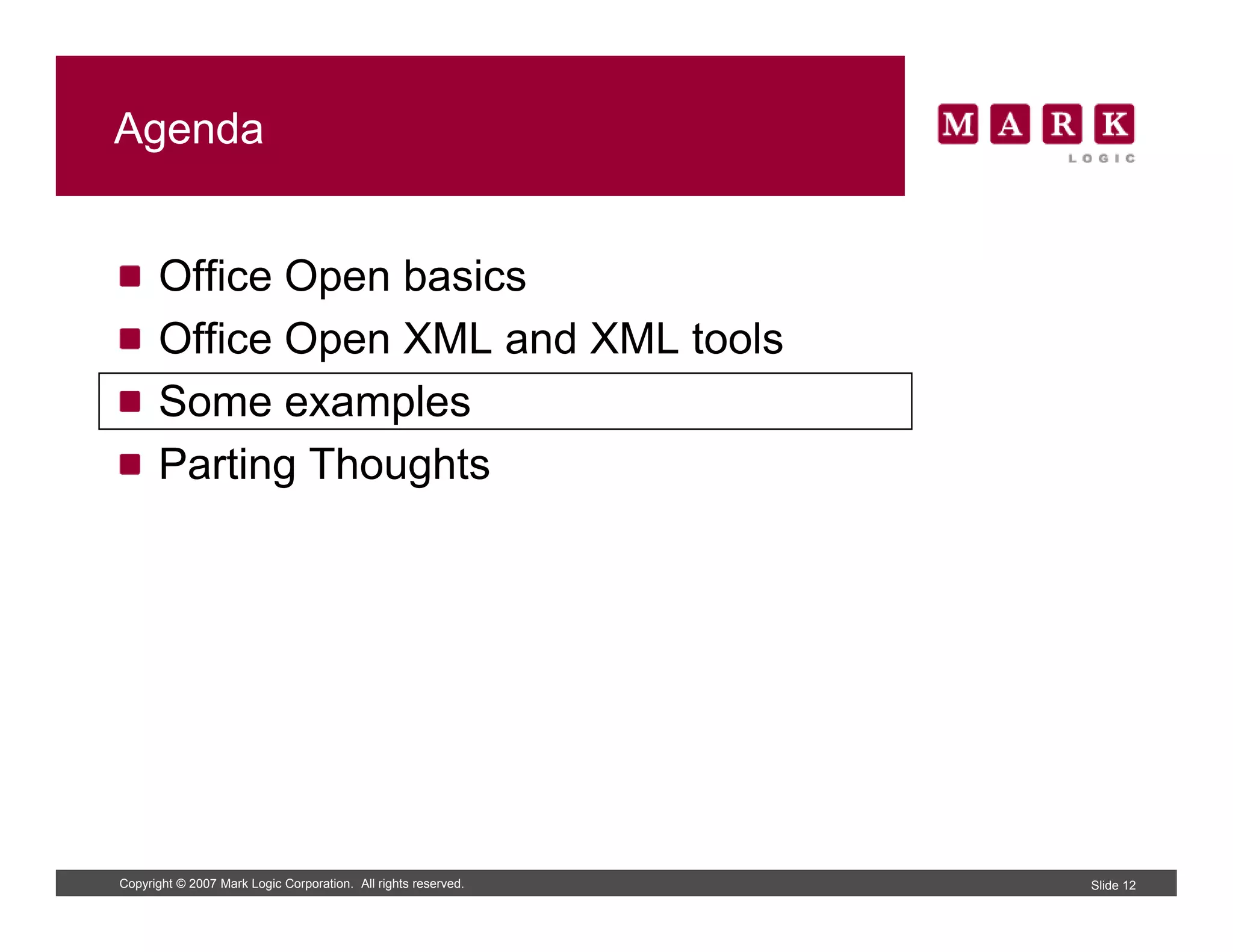 First Encounters With Office Open Xml