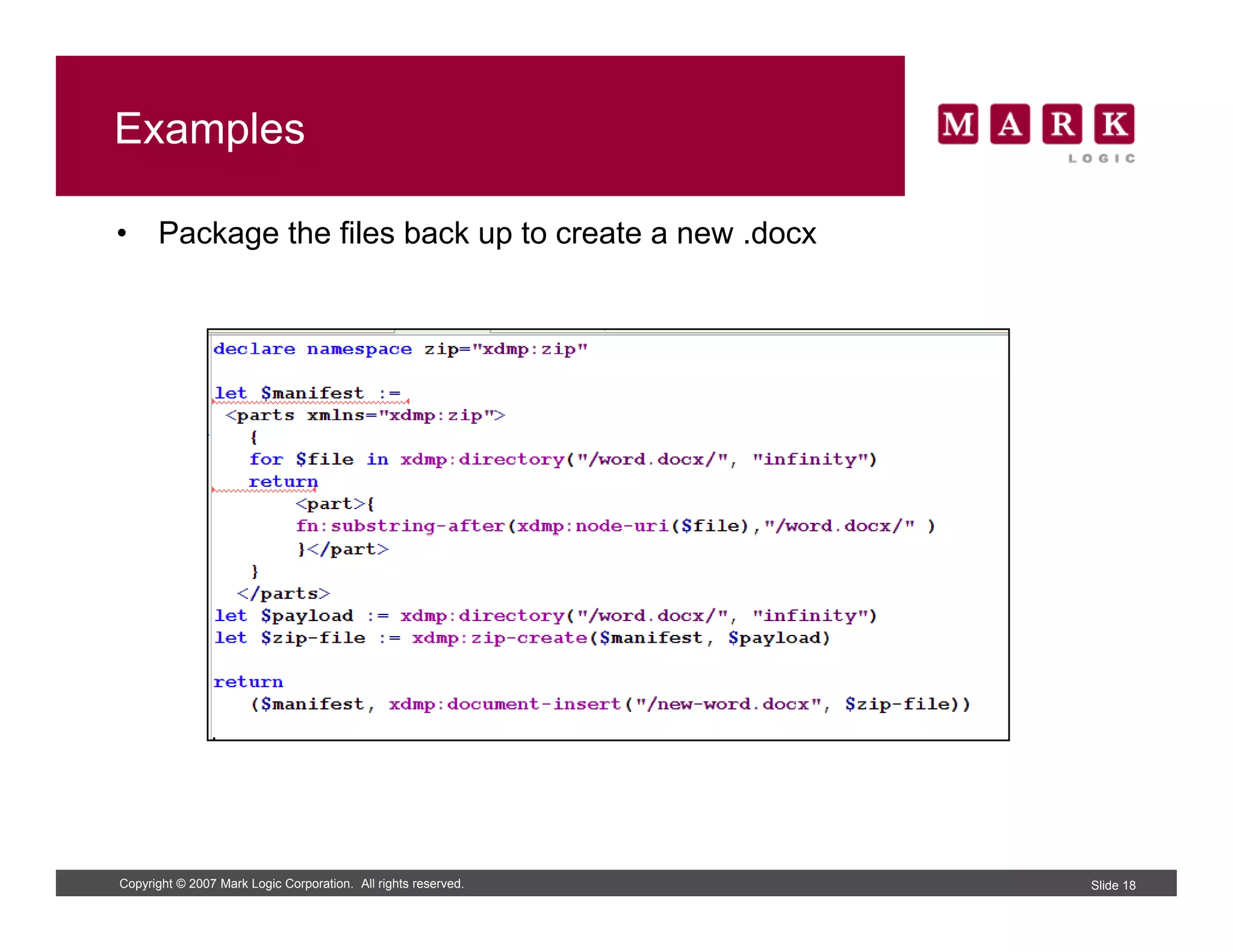 First Encounters With Office Open Xml
