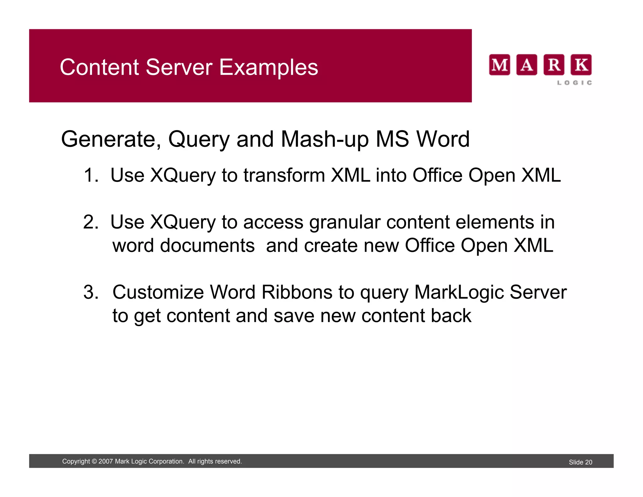 First Encounters With Office Open Xml