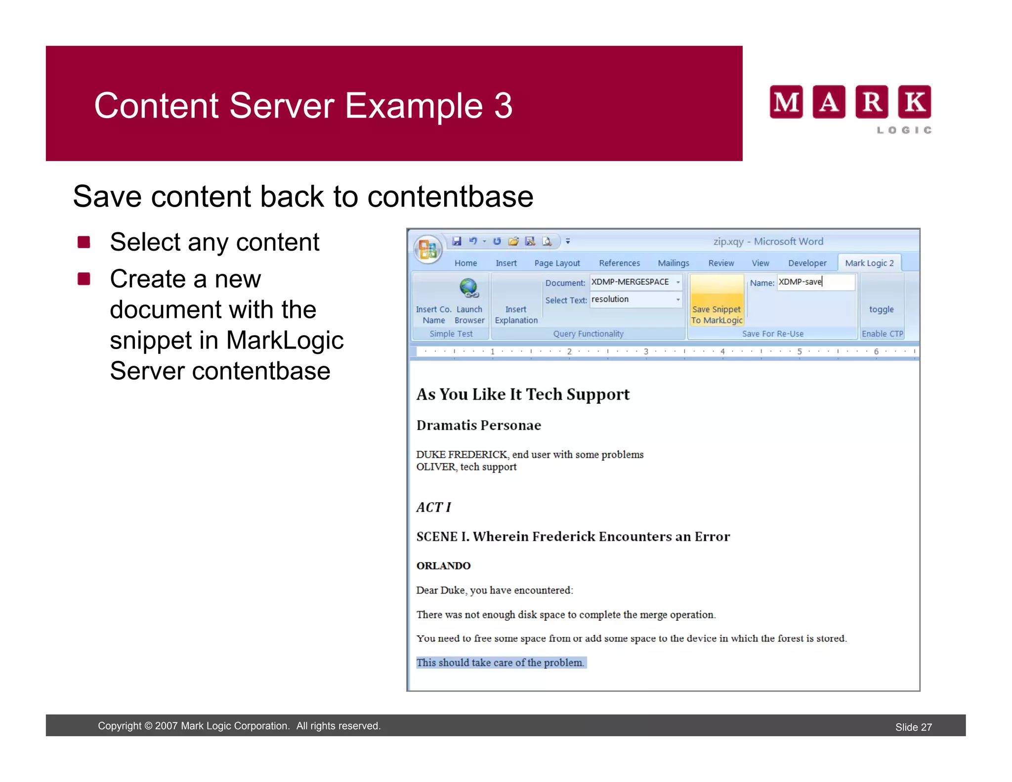 First Encounters With Office Open Xml