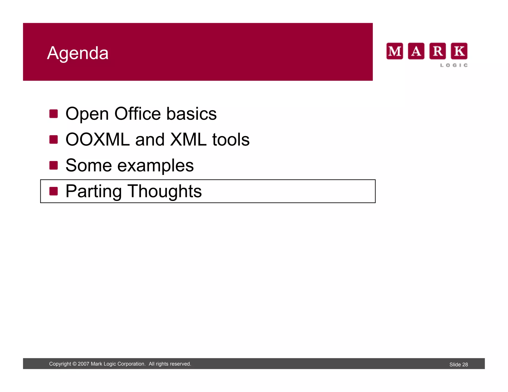 First Encounters With Office Open Xml