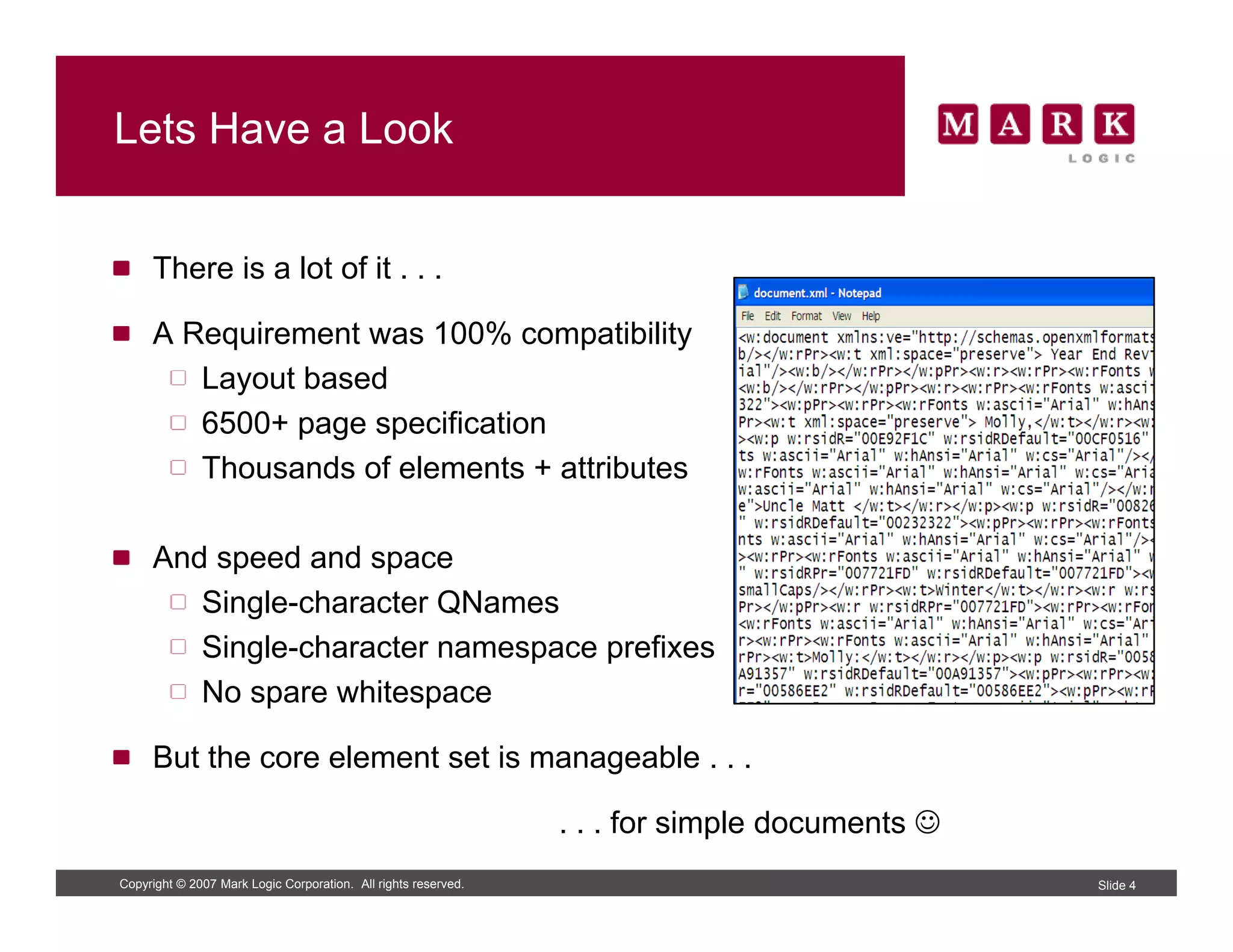 First Encounters With Office Open Xml