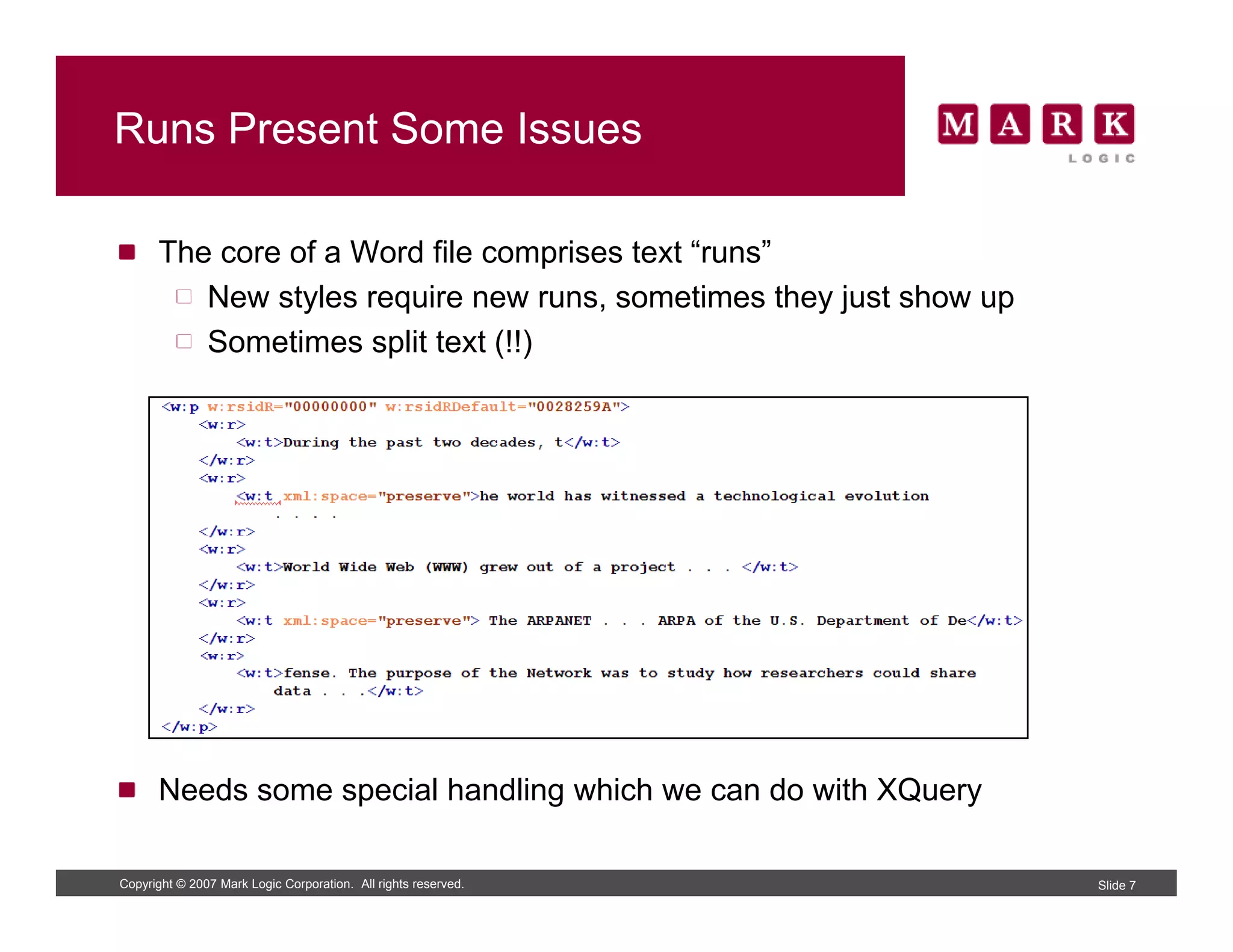 First Encounters With Office Open Xml