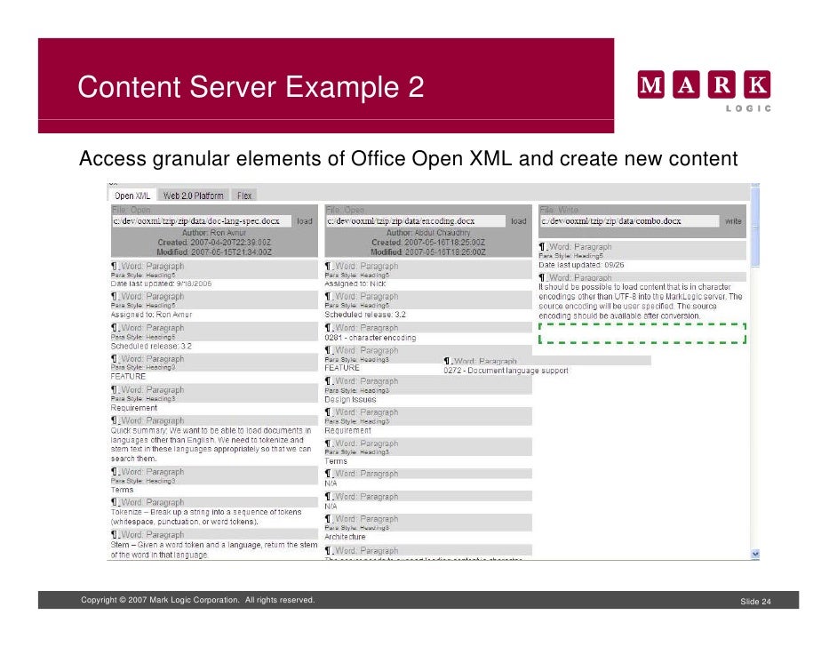 Office Open XML Native format
