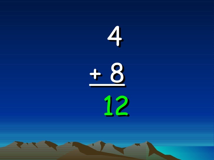 First Grade Math Facts